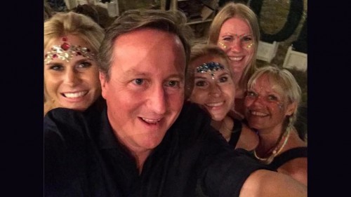 David Cameron shows up at Wilderness again